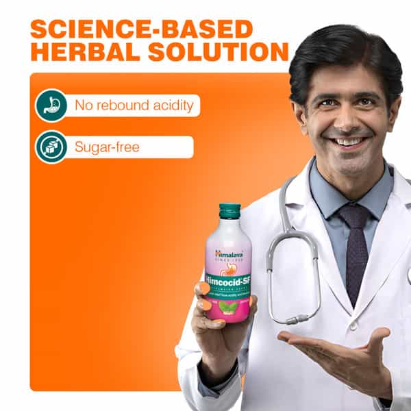 Himalaya Himcocid Mint Flavour Sugar Free Antacid Suspension 200 Ml