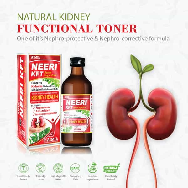 Aimil Neeri Kft Sugar Free | For Supports Kidney Health| 200 Ml Syrup