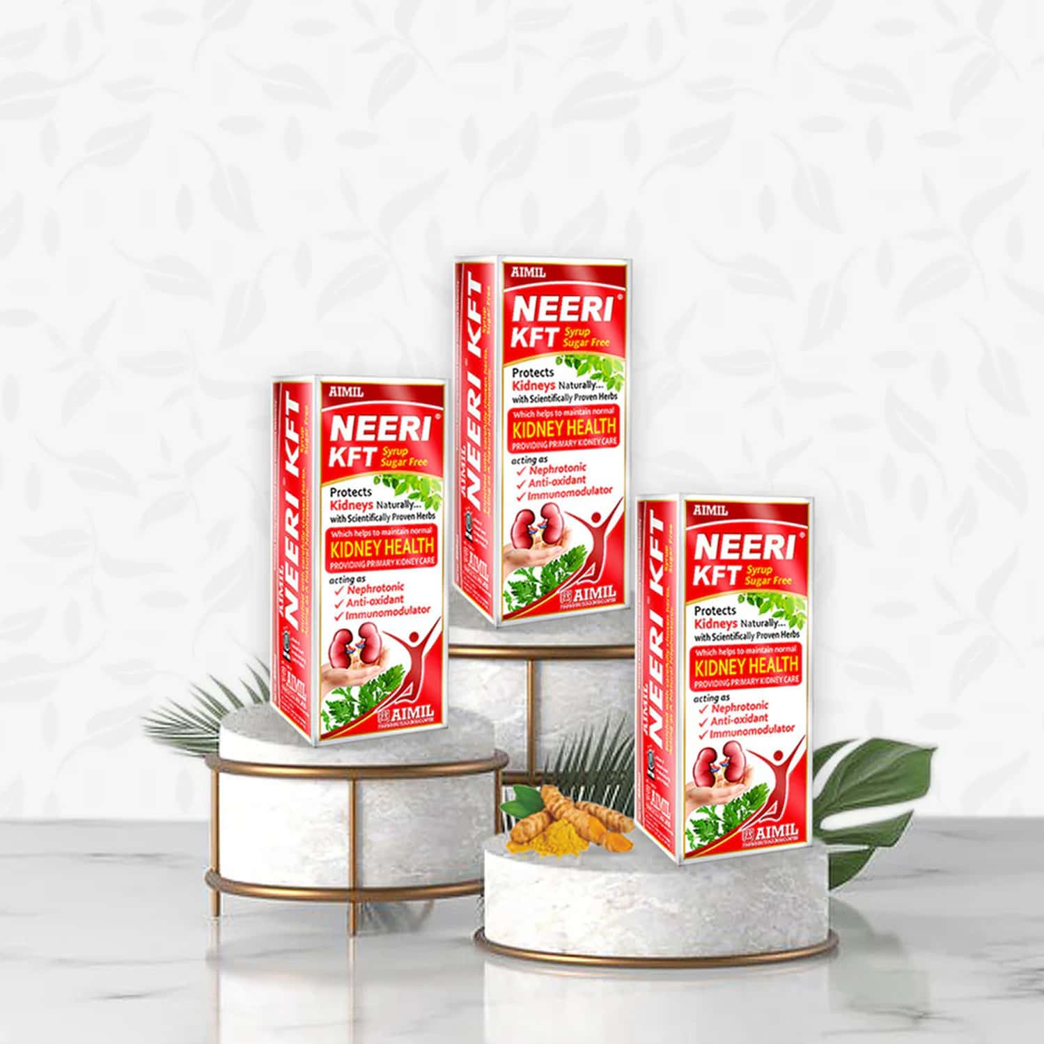 AIMIL NEERI KFT SUGAR FREE | FOR SUPPORTS KIDNEY HEALTH| 200 ML SYRUP