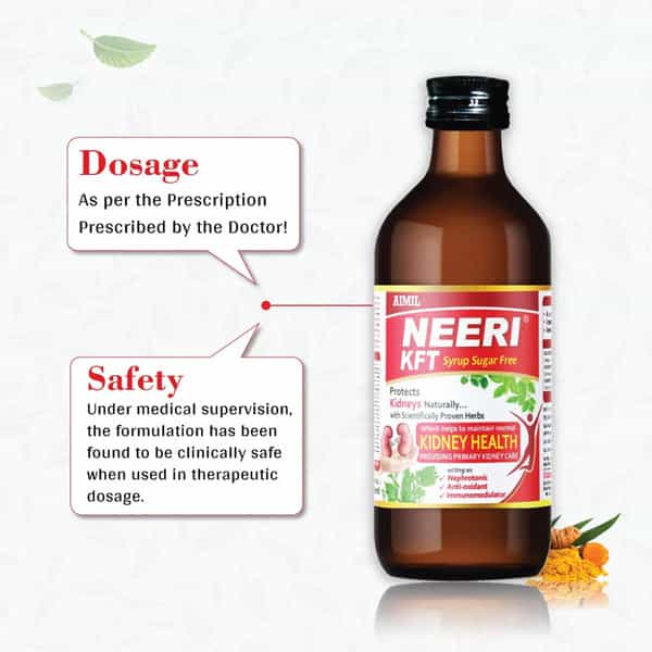 Aimil Neeri Kft Sugar Free | For Supports Kidney Health| 200 Ml Syrup