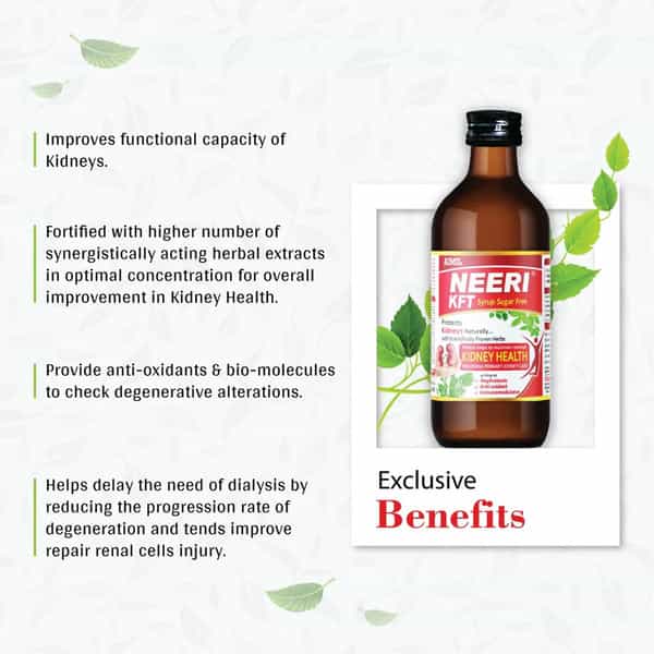 Aimil Neeri Kft Sugar Free | For Supports Kidney Health| 200 Ml Syrup