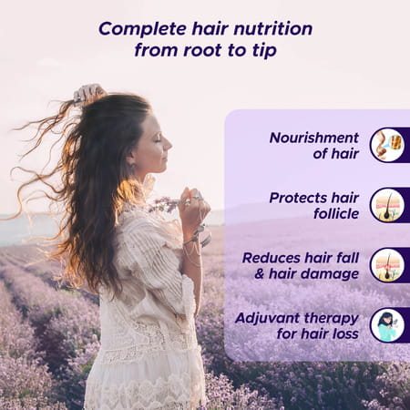 Wellwoman Hairfollic Hair Supplement Gluten Free With 25 Bio-Nutrients Tablets 30 Nos