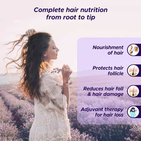 Wellwoman Hairfollic Hair Supplement Gluten Free With 25 Bio-Nutrients Tablets 30 Nos