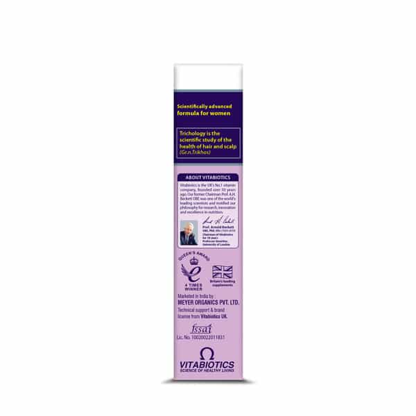 Wellwoman Hairfollic Hair Supplement Gluten Free With 25 Bio-Nutrients Tablets 30 Nos