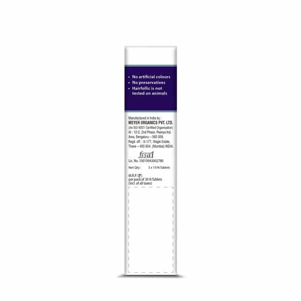 Wellwoman Hairfollic Hair Supplement Gluten Free With 25 Bio-Nutrients Tablets 30 Nos