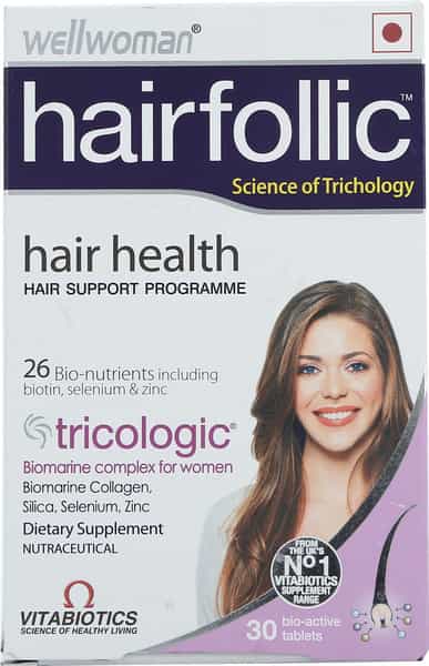 Wellwoman Hairfollic Strip Of 10 Tablets