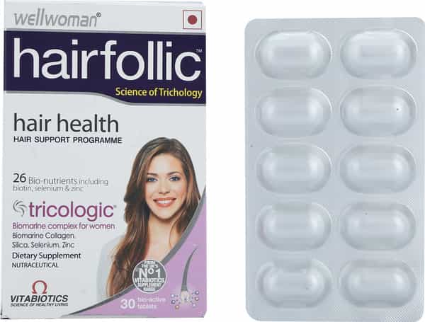 Wellwoman Hairfollic Strip Of 10 Tablets