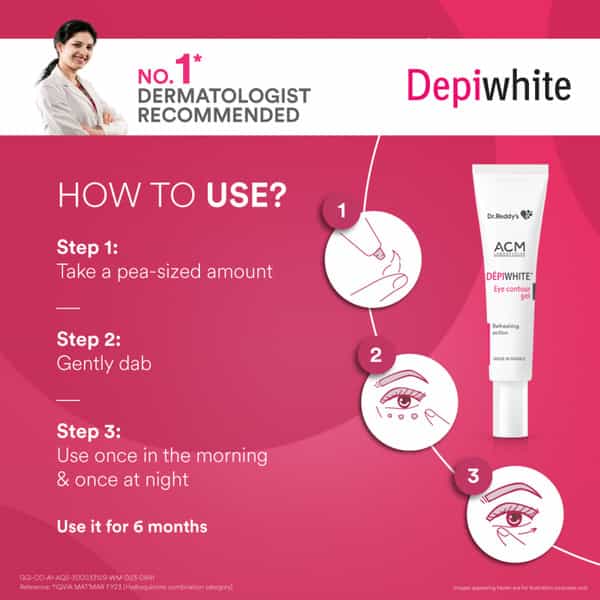 Depiwhite Tube Of 15Ml Eye Contour Gel