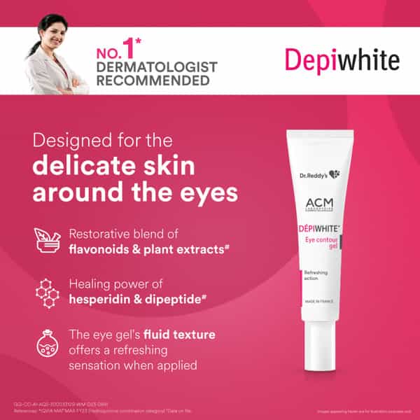 Depiwhite Tube Of 15Ml Eye Contour Gel