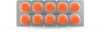 Cofsils Orange Strip Of 10 Lozenges