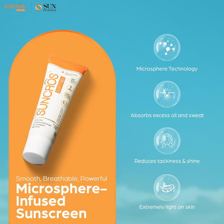 Suncros Matte Finish Soft Spf 50+ Gel 50gm