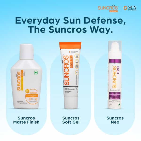 Suncros Matte Finish Soft Spf 50+ Gel 50Gm
