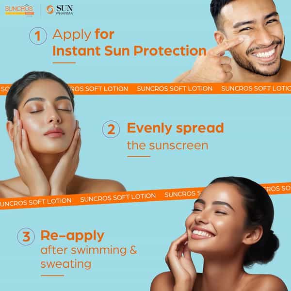 Suncros Matte Finish Soft | Spf 50+ | Lotion 60Ml