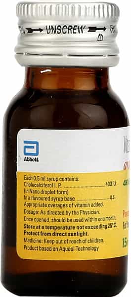 Arachitol Kids 400Iu/0.5Ml Pineapple Flavour Bottle Of 15Ml Solution