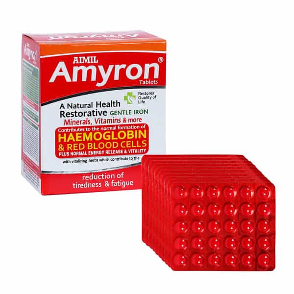 Aimil Amyron Tablet 30S | Iron Supplement For Men & Women | Improve Hemoglobin Levels