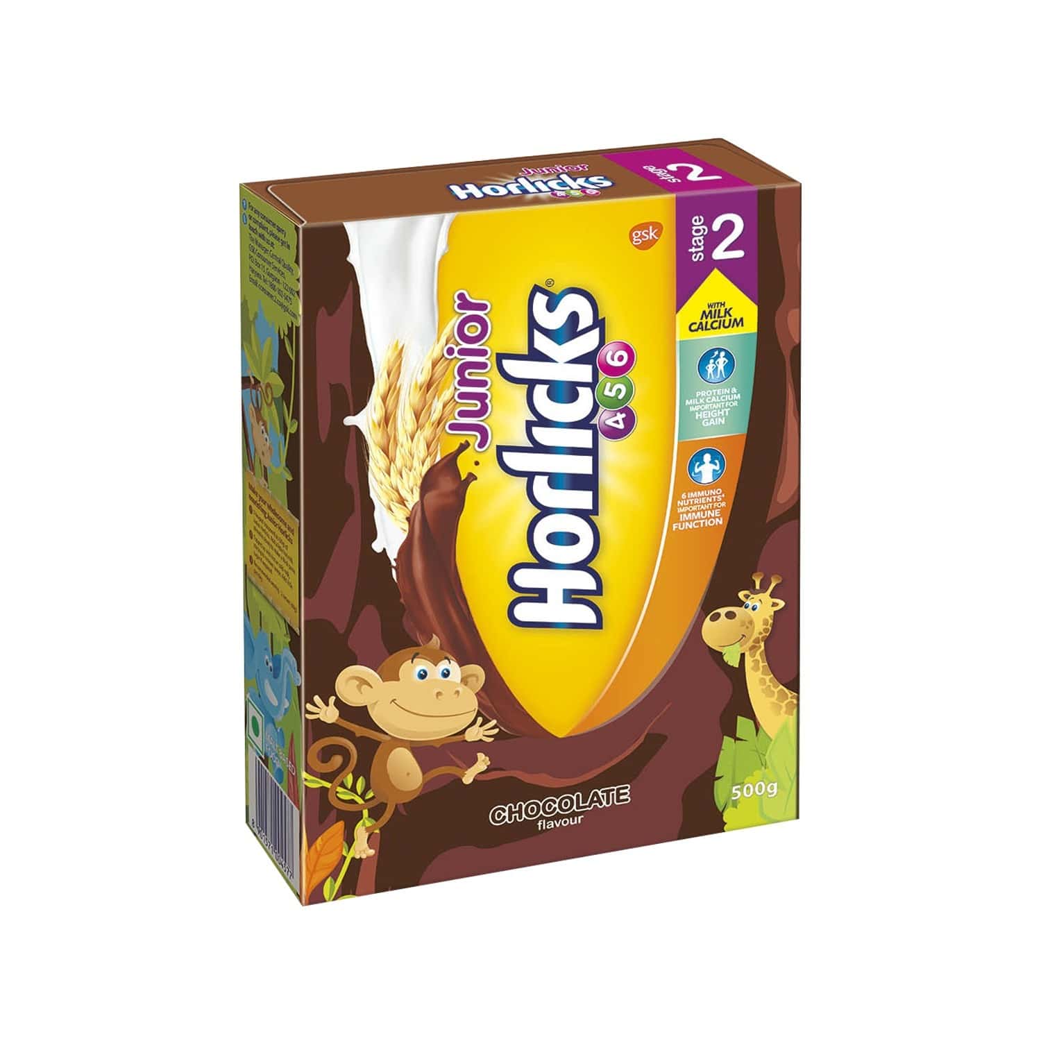 Buy Junior Horlicks Stage 2 (46 Years) Chocolate Baby Food (46 Years