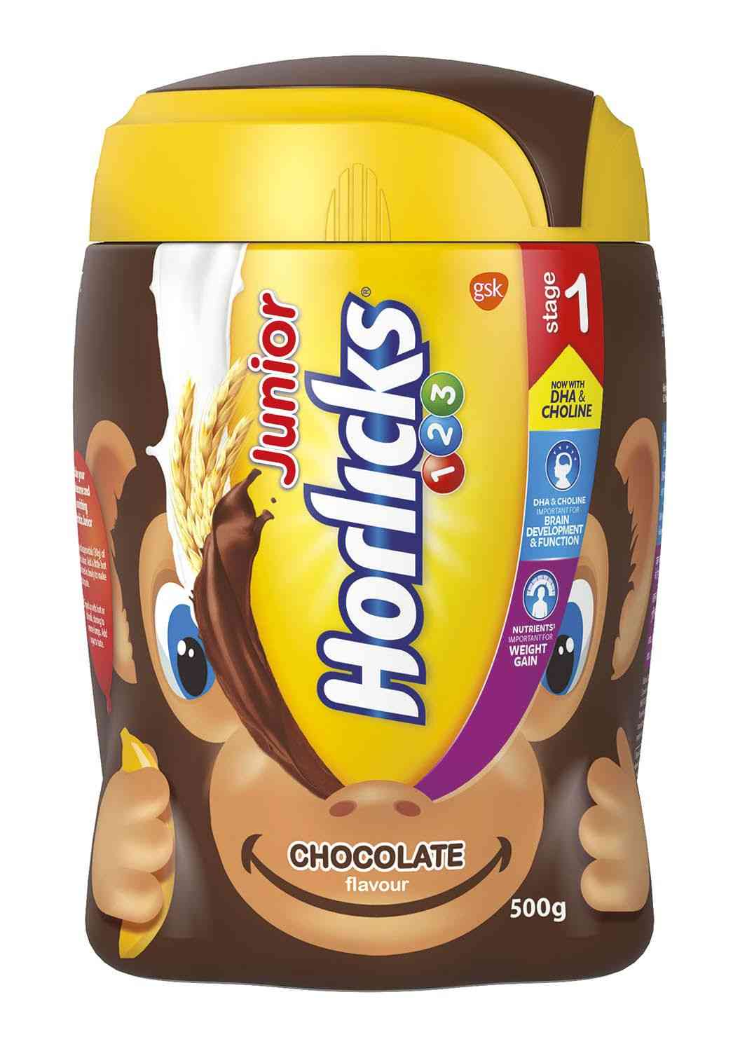 Buy Junior Horlicks Stage 1 Chocolate Baby Food (23 Years) Bottle Of