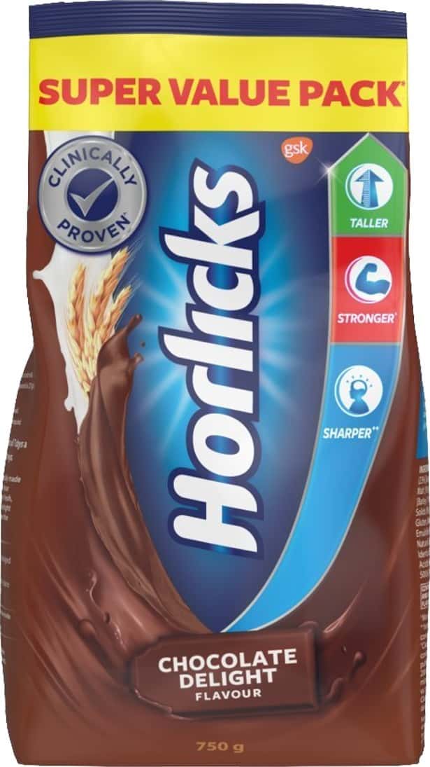 Horlicks Health & Nutrition Drink, Chocolate, Gusseted Pouch 750 G