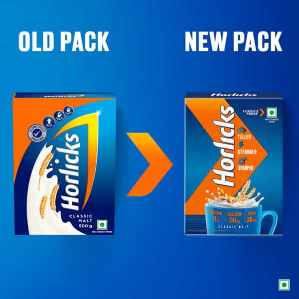 Horlicks Classic Malt Nutrition Drink Refill Of 500 Gm