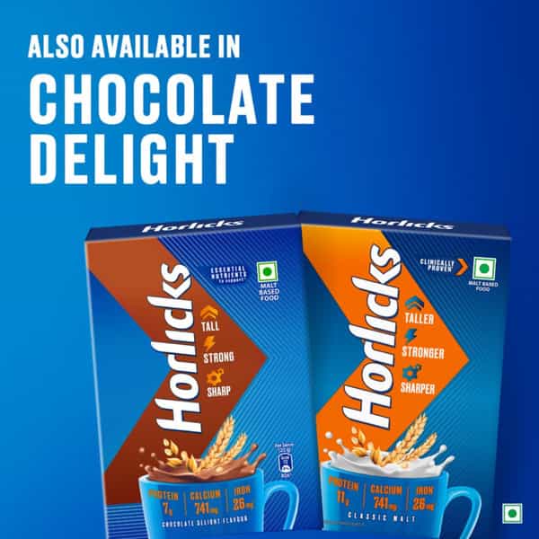 Horlicks Classic Malt Nutrition Drink Refill Of 500 Gm
