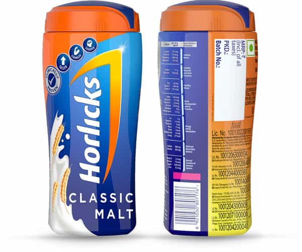 Horlicks Classic Malt Nutrition Drink Jar 500 Gm