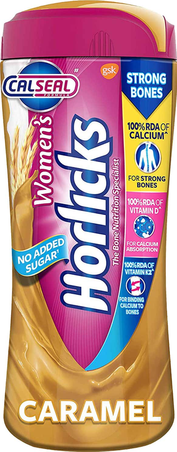 Women'S Horlicks Caramel Nutrition Drink Jar Of 400 G