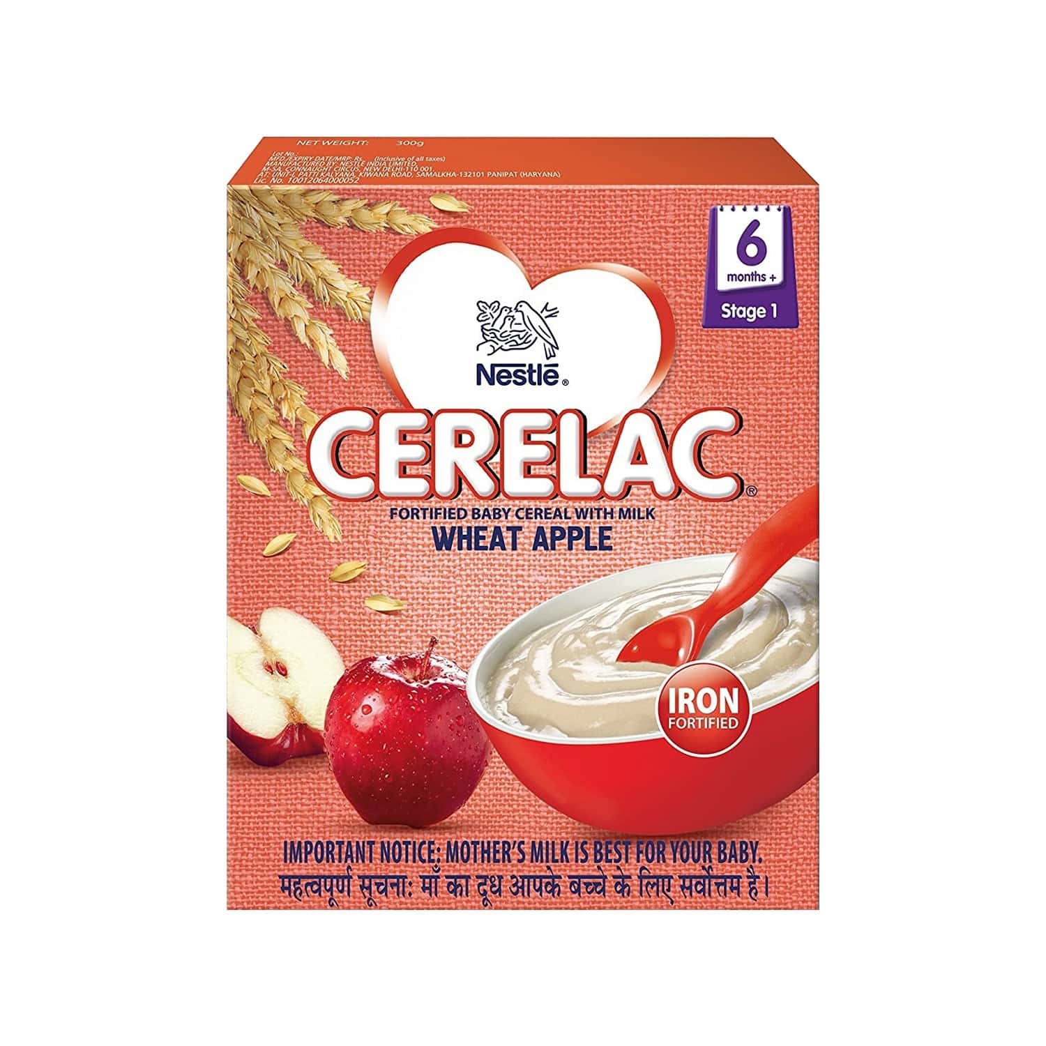 Buy Nestle Cerelac Stage 1 Wheat Apple Baby Food Refill Of 300 G Online
