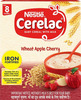 Nestle Cerelac Stage 2 - Wheat Apple Cherry - Refill 300Gm