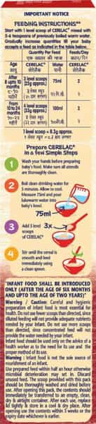 Nestle Cerelac Stage 2 - Wheat Apple Cherry - Refill 300Gm