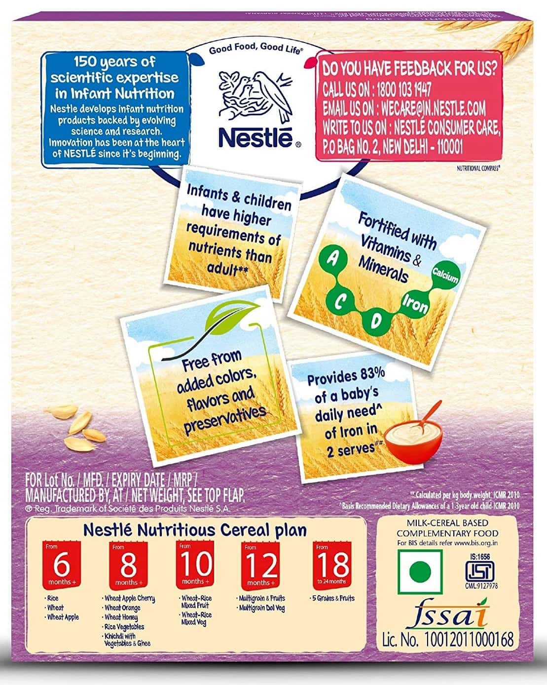 Buy Nestle Cerelac Infant Cereal Stage5 Grains &amp; Fruits