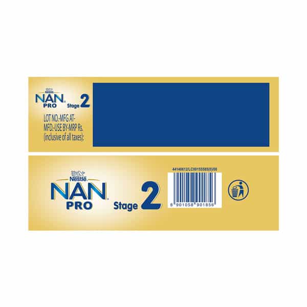 Nestle Nan Pro 2 Follow-Up Formula | Stage 2 For 6-12 Months | 400G Pouch In Box