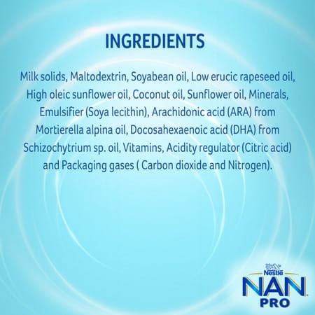 Nestle Nan Pro 3 Follow-Up Formula | Stage 3 For 12-18 Months | 400g Pouch In Box