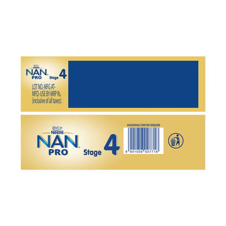 Nestle Nan Pro 4 Follow-Up Formula | Stage 4 For 18-24 Months | 400g Pouch In Box