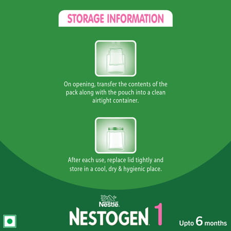 Nestle Nestogen 1 Infant Formula Powder | Bone Strength & Brain Development | Up To 6 Months | 400gm