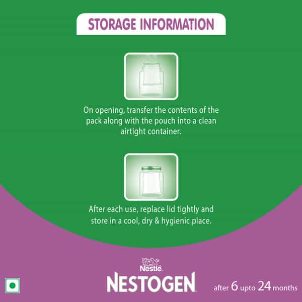 Nestle Nestogen Infant Formula Powder Stage-2(After 6 Months)- 400G Bag-In-Box Pack
