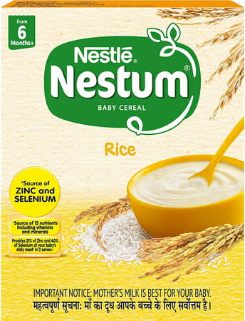 Nestle Nestum Baby Cereal Rice From 6 Months 24 Months Box 300 Gm