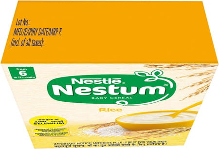 Nestle Nestum Baby Cereal Rice From 6 Months 24 Months Box 300 Gm