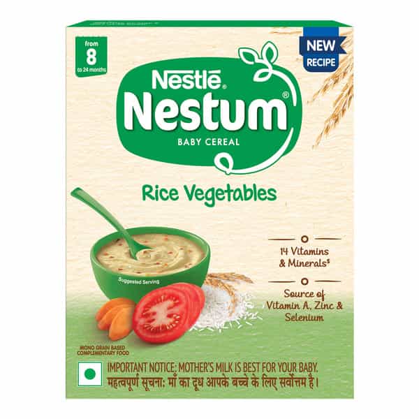 Nestle Nestum Infant Cereal (8 Months-12 Months) Rice Vegetable - 300 G