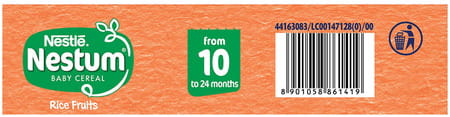 Nestle Nestum Infant Cereal Stage-3 (10 Months-24 Months) Rice 3 Fruits 300g