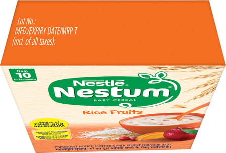 Nestle Nestum Infant Cereal Stage-3 (10 Months-24 Months) Rice 3 Fruits 300g