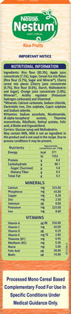 Nestle Nestum Infant Cereal Stage-3 (10 Months-24 Months) Rice 3 Fruits 300g