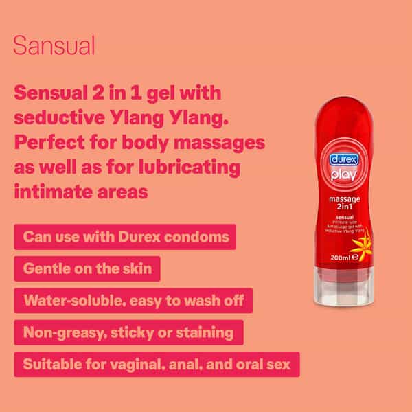 Durex Play Massage 2In1 Sensual 200 Ml