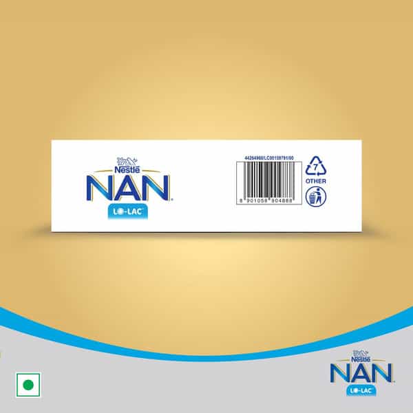 Nestle Nan Lo-Lac Infant Formula Powder | Bag-In-Box Pack | For Infants From Birth Onwards | 200Gm