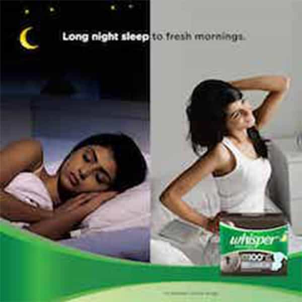 Whisper Ultra Nights Sanitary Pads Extra Large 7 Pieces