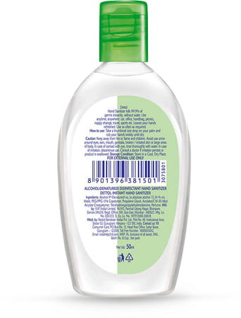 Dettol Original Bottle Of 50ml Instant Hand Sanitizer