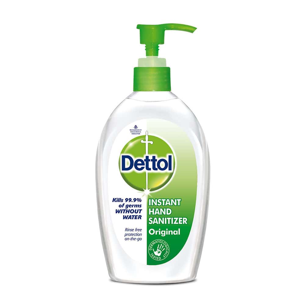 Buy Dettol Instant Original Hand Sanitizer Bottle Of 200 Ml Online at