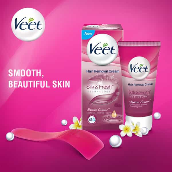 Veet Silk & Fresh Hair Removal Cream Supreme Essence 25 Gm