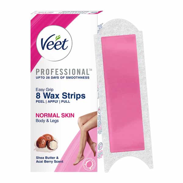Veet Instant Waxing Kit For Normal Skin 8 Strips