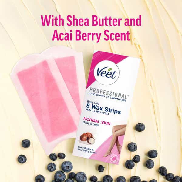Veet Instant Waxing Kit For Normal Skin 8 Strips