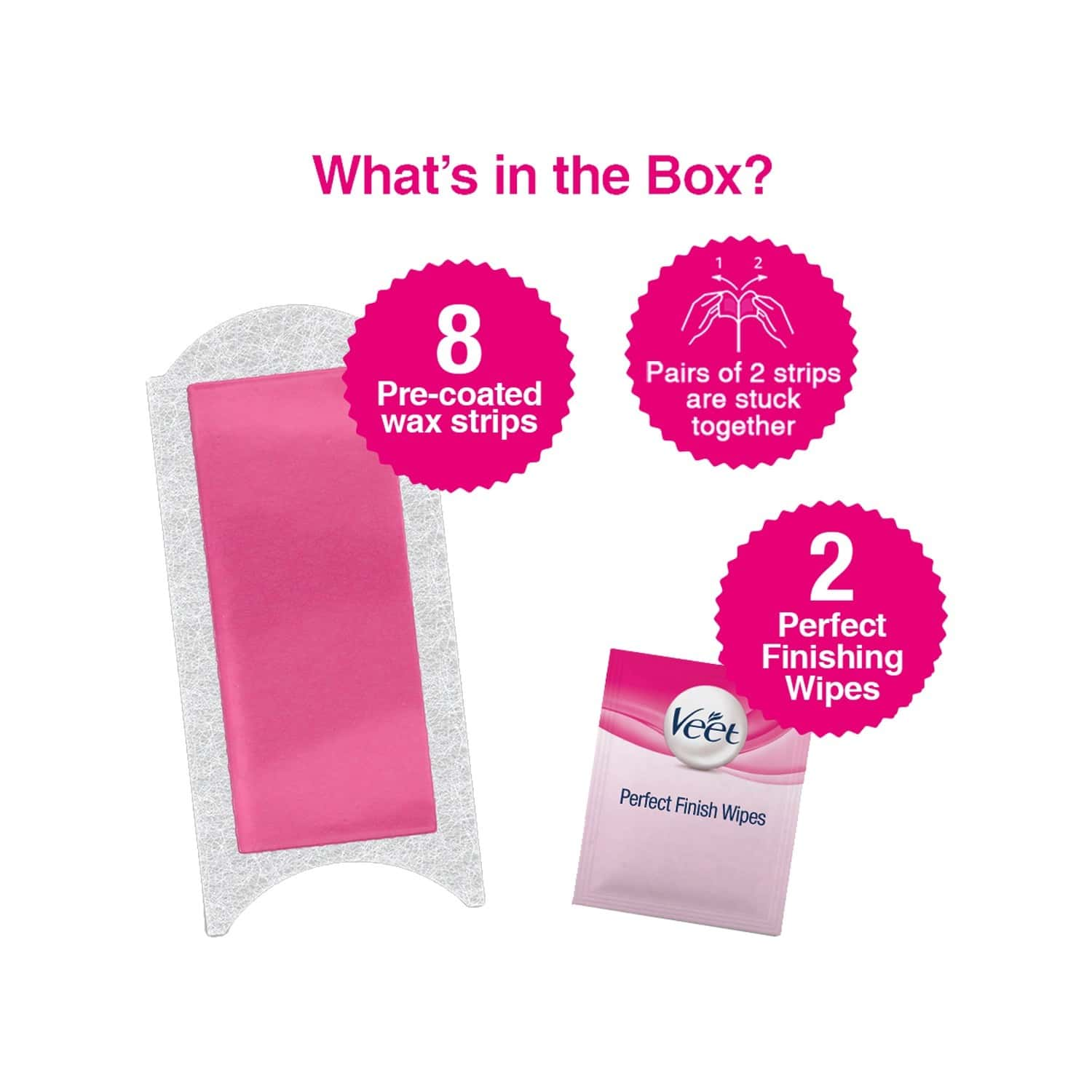 Buy Veet Instant Waxing Kit For Normal Skin 8 Strips Online & Get Upto ...